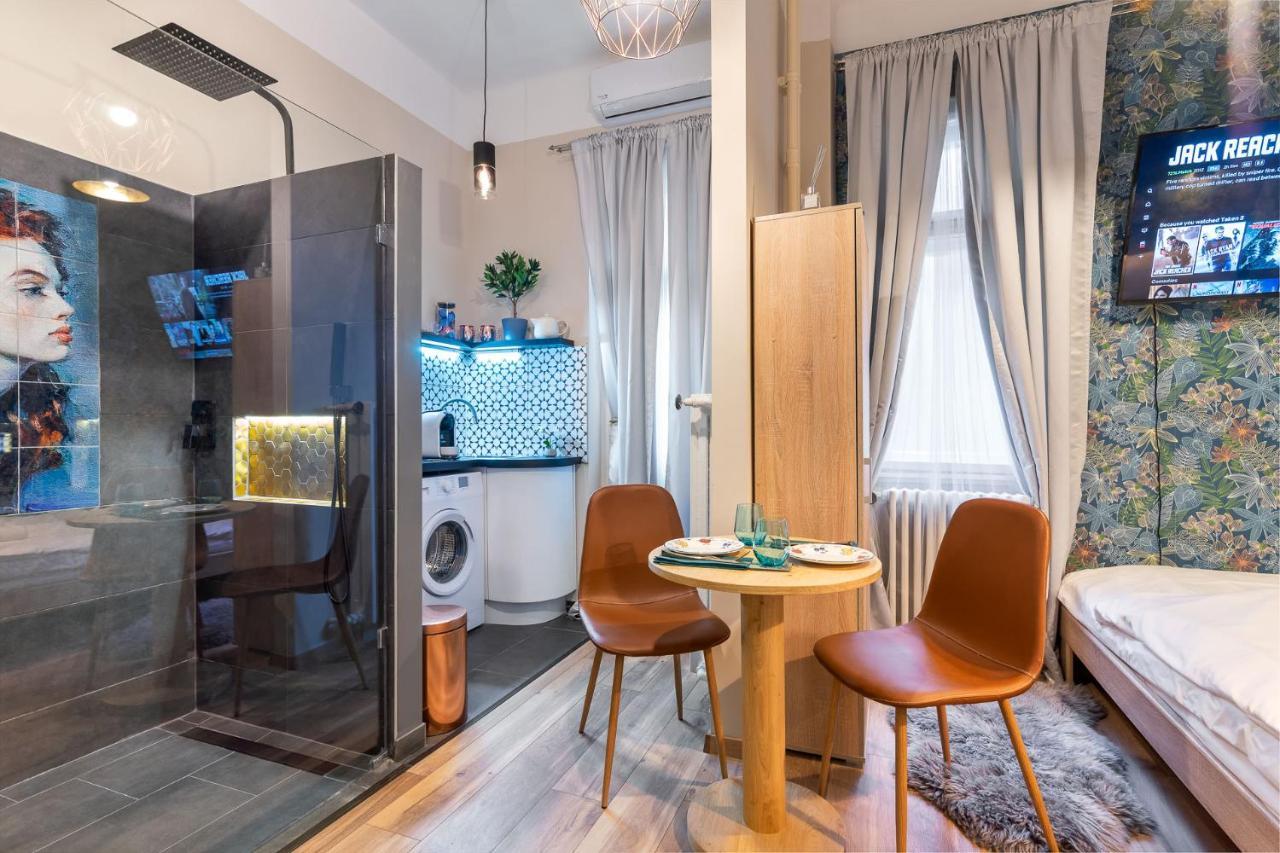 Economy Downtown Design Apartments - Free Parking - Balcony - Super Puplic Transport - Ac 布达佩斯 外观 照片